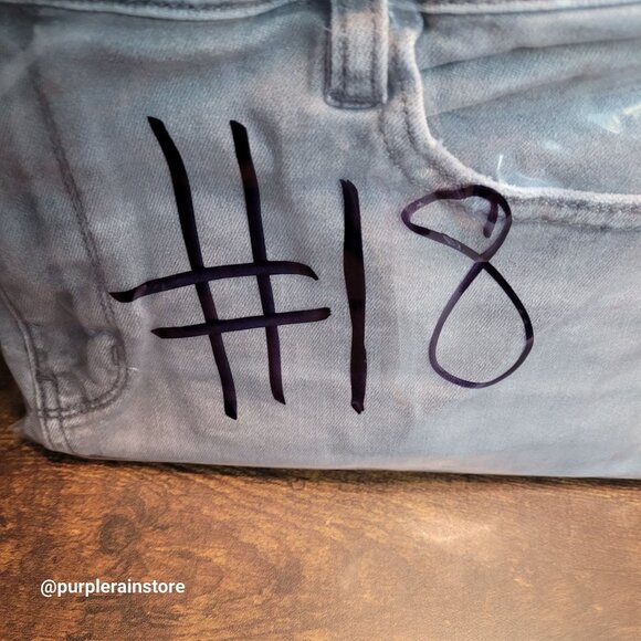 American Eagle Jeans 16 R Jegging Hi Rise Next Level Stretch Gray Wash Denim - Picture 13 of 13